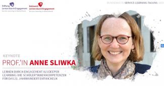 Startscreen zur Videoaufzeichnung der Keynote von Anne Sliwka