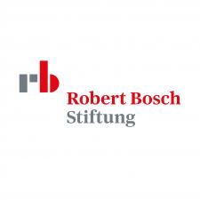 Wort-/Bildmarke der Robert Bosch Stiftung in Grau und Rot