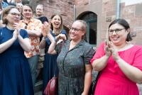 Das HSE-Team mit Geburtstagskind Johanna Ruge